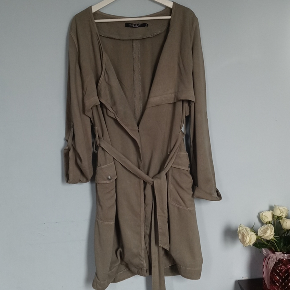 MAX Jeans-Army green Trench Jacket